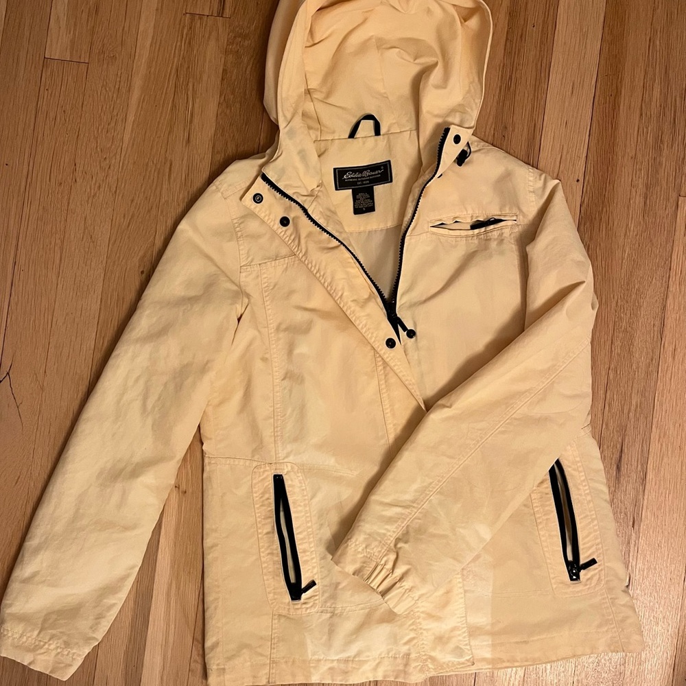 Eddie Bauer butter yellow vintage mid weight jacket
